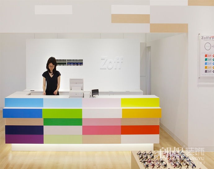 zoff眼睛專賣(mài)店裝修效果圖
