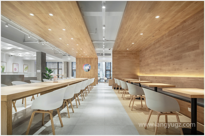 快餐廳公共用餐區裝修效果圖