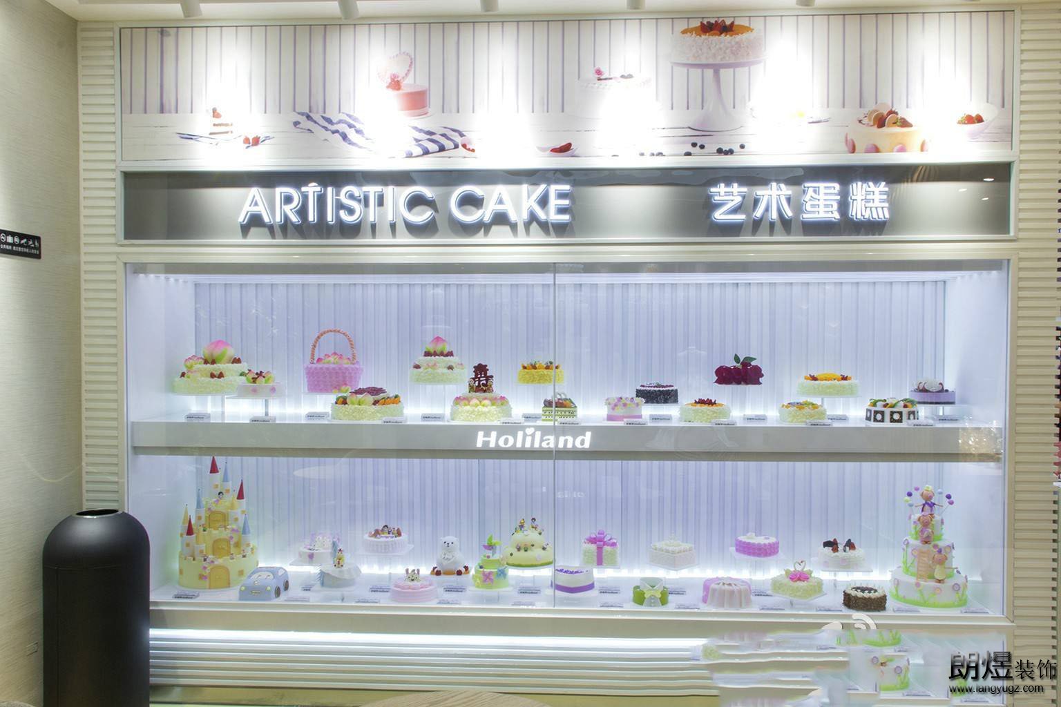 面包店鋪裝修創意墻圖片